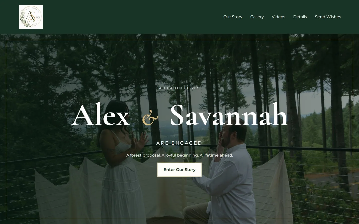 Alex & Savannah Engagement Home screenshot