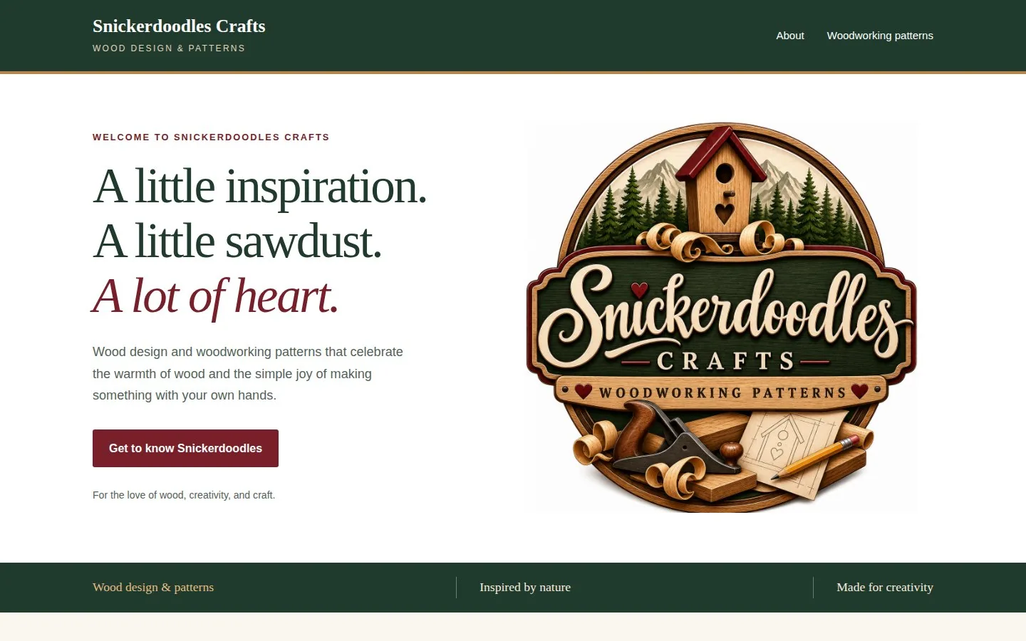 Snickerdoodles Crafts Crafts Homepage screenshot